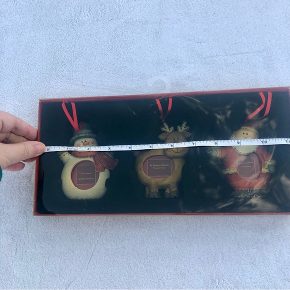 NIB St. Nicholas Square Red and Green Christmas Holiday Photo Frame Orna… - Picture 5 of 5